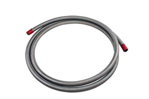 Fuel Hose AN8 11mm 2.4m Rubber SS with Steel Braid Aeromotive