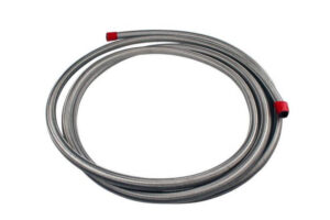 Fuel Hose AN8 11mm 3.6m Rubber SS with Steel Braid Aeromotive