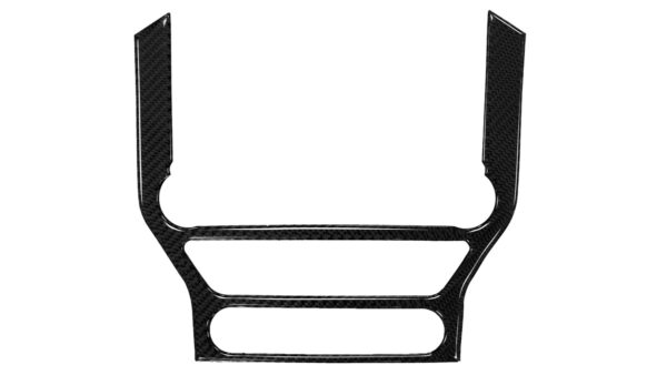 Carbon frame multi-media console for Ford Mustang 15-19
