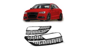 Fog Light Covers Audi A3 8V Chrome Black
