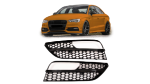 Fog Light Covers Audi A3 8V Gloss Black