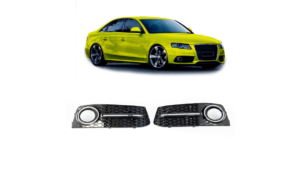 Fog Light Covers Audi A4 B8 Chrome Black