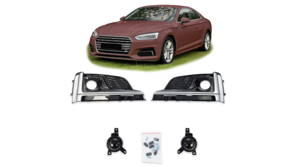 Fog Light Covers Audi A5 F5 Silver