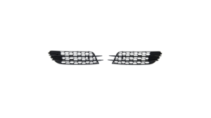 Fog Light Covers Audi A6 C7 Allroad Gloss Black