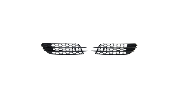 Fog Light Covers Audi A6 C7 Allroad Gloss Black