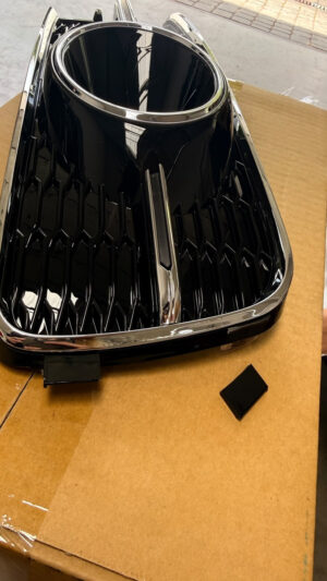 Fog Light Covers Audi A6 C7 Facelift Gloss Black