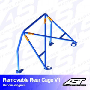 Roll Bar BMW (F30) 3-Series 4-door Sedan RWD REMOVABLE REAR CAGE V1