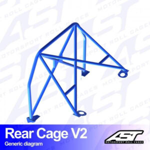 Roll Bar LANCIA Fulvia (818) 2-door Coupe REAR CAGE V2