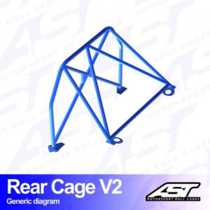Roll Bar MAZDA MX-3 (EC) 3-door Coupe REAR CAGE V2