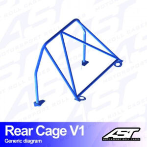 Roll Bar MAZDA RX-8 (SE3P) 4-door Coupe REAR CAGE V1