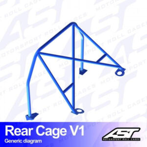 Roll Bar OPEL Corsa (D) 3-door Hatchback REAR CAGE V1