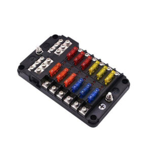 Fuse box 12-way + ground