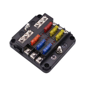 Fuse box 6-way + ground