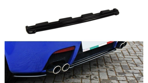 Splitter Alfa Romeo 147 GTA Rear Central without Diffuser Gloss Black