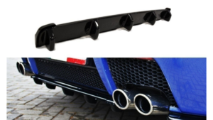 Splitter Alfa Romeo 147 GTA Rear Central with Diffuser Gloss Black