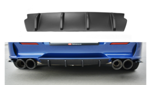 Splitter Alfa Romeo 156 GTA SW Rear Central Gloss Black