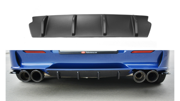 Splitter Alfa Romeo 156 GTA SW Rear Central Gloss Black