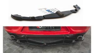 Splitter Alfa Romeo 4C Rear Central Gloss Black