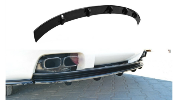 Splitter Alfa Romeo Brera Rear Central with Diffuser Gloss Black