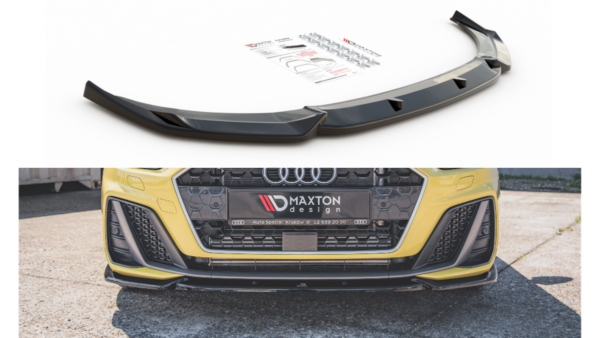 Splitter Audi A1 GB S-Line Front v.3 Gloss Black