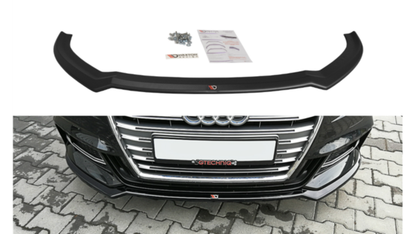 Splitter Audi A3 8V Facelift Front v.2 Gloss Black