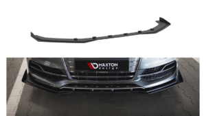 Splitter Audi A3 8V S-Line Front Pro + flaps Black-Red