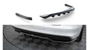 Splitter Audi A4 B8 Facelift Competition Rear Central with Diffuser
