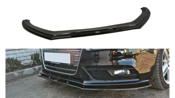 Splitter Audi A4 B8 Facelift Front v.1 Gloss Black