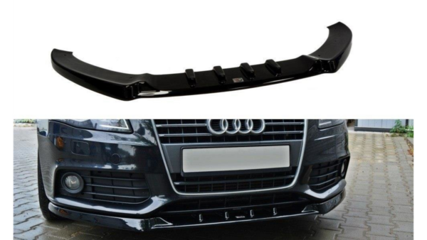 Splitter Audi A4 B8 Front v.1 Gloss Black