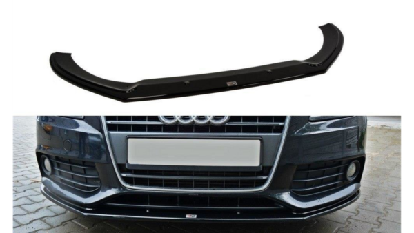 Splitter Audi A4 B8 Front v.2 Gloss Black