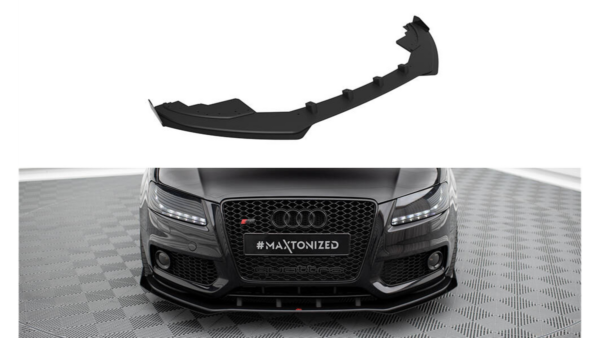 Splitter Audi A5 8T S-Line Front Pro + flaps Black-Red