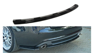 Splitter Audi A5 8T S-Line Rear Central without Diffuser Gloss Black