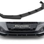 Splitter Audi A5 F5 Facelift Black Front Street Pro + Gloss Flaps