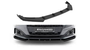Splitter Audi A5 F5 Facelift Front Street Pro Black-Red + Gloss Flaps