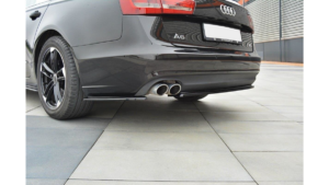 Splitter Audi A6 C7 Avant Rear Side Gloss Black