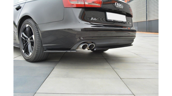 Splitter Audi A6 C7 Avant Rear Side Gloss Black
