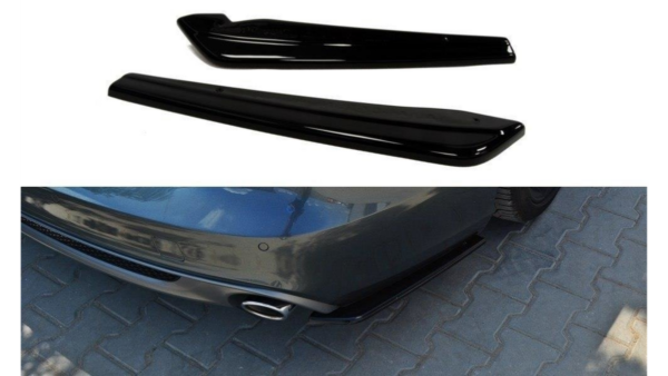 Splitter Audi A6 C7 S-Line Avant Rear Side Gloss Black