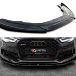 Splitter Audi A6 C7 Front RS6 Look Gloss Black