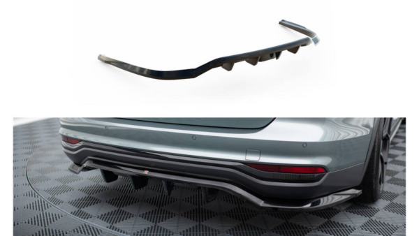 Splitter Audi A6 C8 Allroad Rear Central with Diffuser