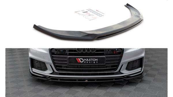 Splitter Audi A6 C8 S-Line Front v.3 Gloss Black