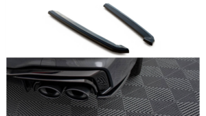 Splitter Audi A7 C8 Facelift S-Line Rear Side Gloss Black