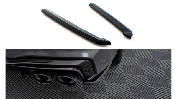 Splitter Audi A7 C8 Facelift S-Line Rear Side Gloss Black