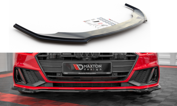 Splitter Audi A7 C8 S-Line Front v.1 Gloss Black