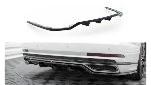 Splitter Audi A8 D5 S-Line Rear Central with Diffuser