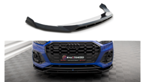 Splitter Audi Q5 FY Facelift S-Line Front v.1 Gloss Black
