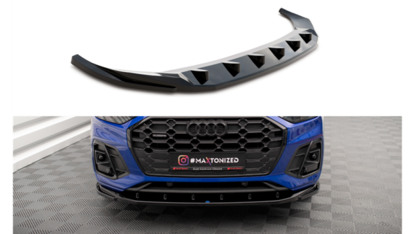 Splitter Audi Q5 FY Facelift S-Line Front v.2 Gloss Black