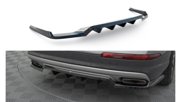 Splitter Audi Q7 4M Rear Central with Diffuser