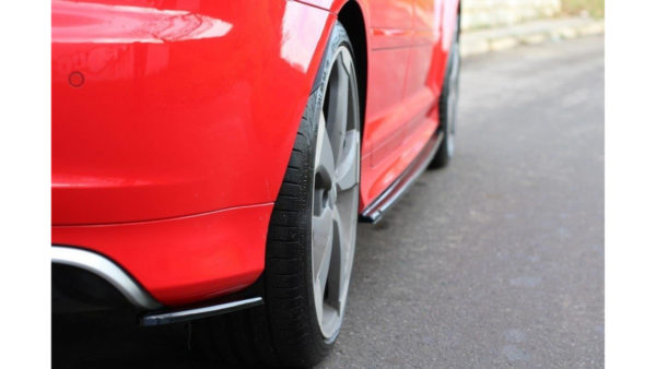 Splitter Audi RS3 8P Rear Side Gloss Black
