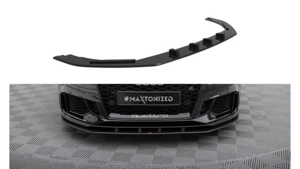 Splitter Audi RS3 8V Facelift Front Pro Black-Red
