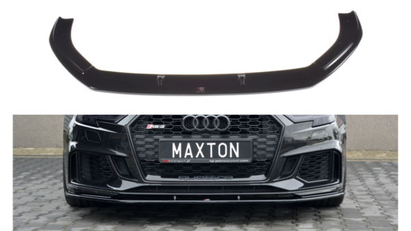 Splitter Audi RS3 8V Facelift Sportback Front v.1 Gloss Black